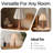 Modern Simple Rustic Table Lamp Nightstand Light with Wood Metal Base Use E26 Bulb For Bedroom Livingroom Home Deco (Bulb Not Include)-119623911