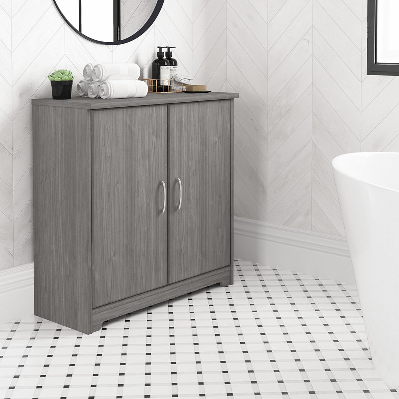 Cathren Bathroom Storage Cabinet, Modern Gray