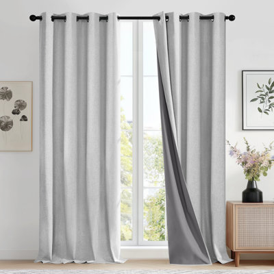 Ipswich Blackout Thermal Grommet Curtain Panels