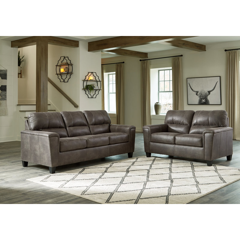 Demere 2 - Piece Living Room Set, Smoke