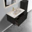 Meuble-lavabo flottant rayé en chêne noir brossé de 30 po avec lavabo en céramique blanche Etna-766989402-766989405