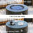  42-Inch Round Iron Gas Fire Pit Table，Includes Tank Cover-1914287736