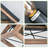 4-Light  Flush Mount Light With Iron & Wood