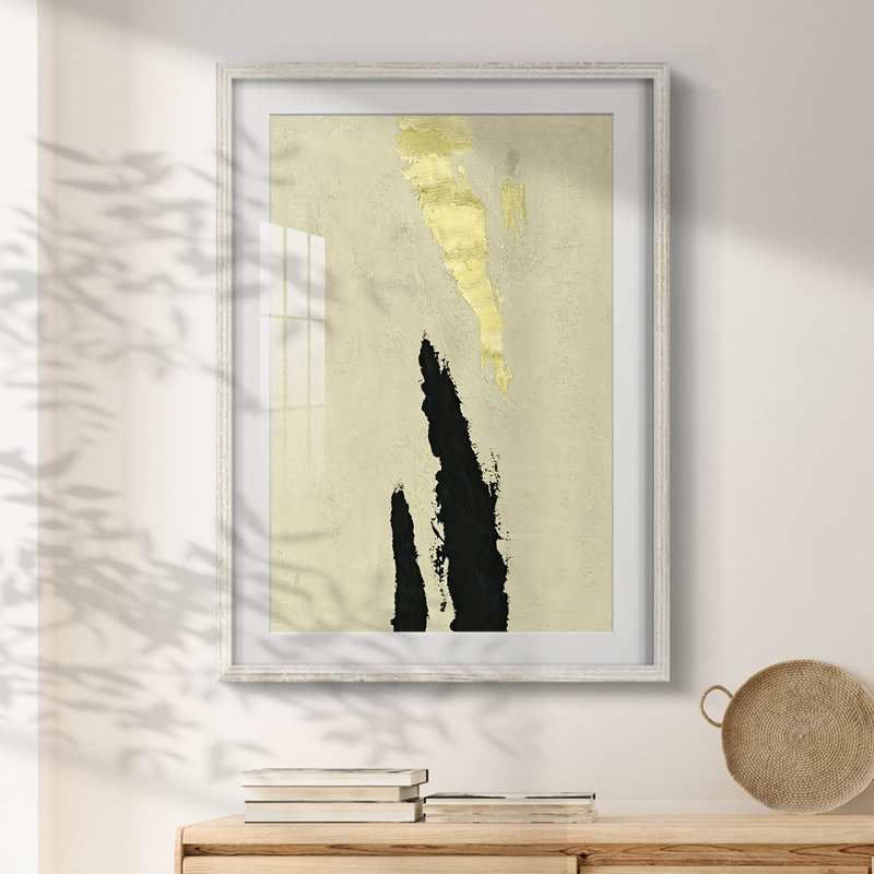 Twin Canyons II - impression encadrée, H 28,5 po x l 20,5 po, Blanc