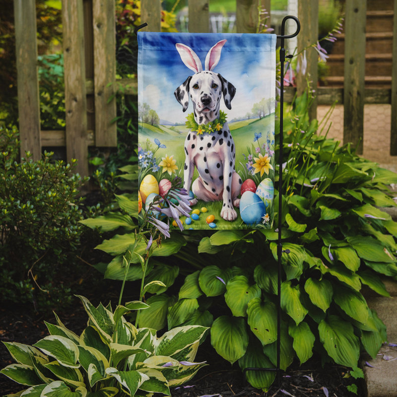 Easter Egg Hunt Double Sided 15.5'' H x 11.25'' W Polyester Easter Garden Flag