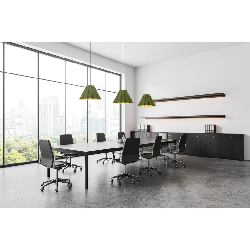 Luminaire suspendu moyen Lora 56, Vert, H 14,3 po x l 22,8 po x P 22,8 po
