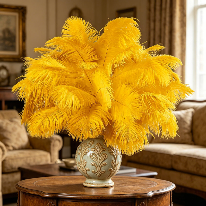 30 pièces de plumes d'autruche en vrac de 9 à 12 pouces - pour des centres de table de mariage, des décorations pour la maison et des fournitures de décoration
