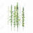 Minimalist Green Trees Framed Canvas | Home Decor Wall Art