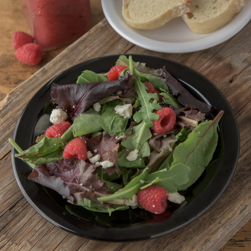 Assiette à salade en mélamine 7,25 po Dallas Ware®, Noir