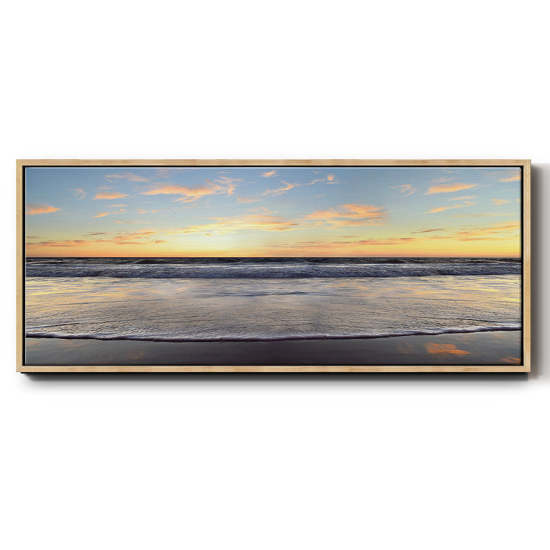 «Evening on Venice Beach», toile encadrée, H 20 po x l 50 po