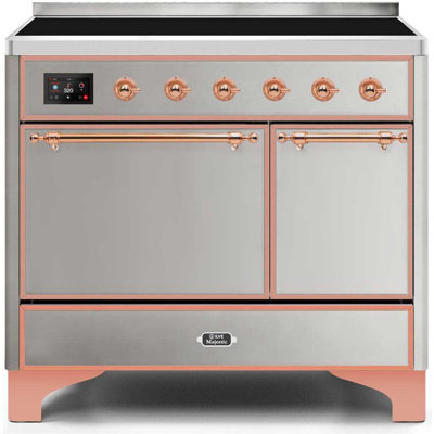 Cuisinière à induction 40 pouces avec 6 éléments à induction ILVE Majestic II Series (porte en verre)