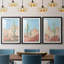 Sunny Saguaro I - reproduction sur mesure encadrée de qualité supérieure - 3 pièces-1564349817-1564349823