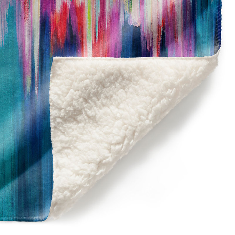 Couverture en sherpa Rainbow Eq 1, l 68 po x L 80 po