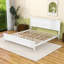 Lit plateforme en bois avec tête de lit-377806065-377806066
