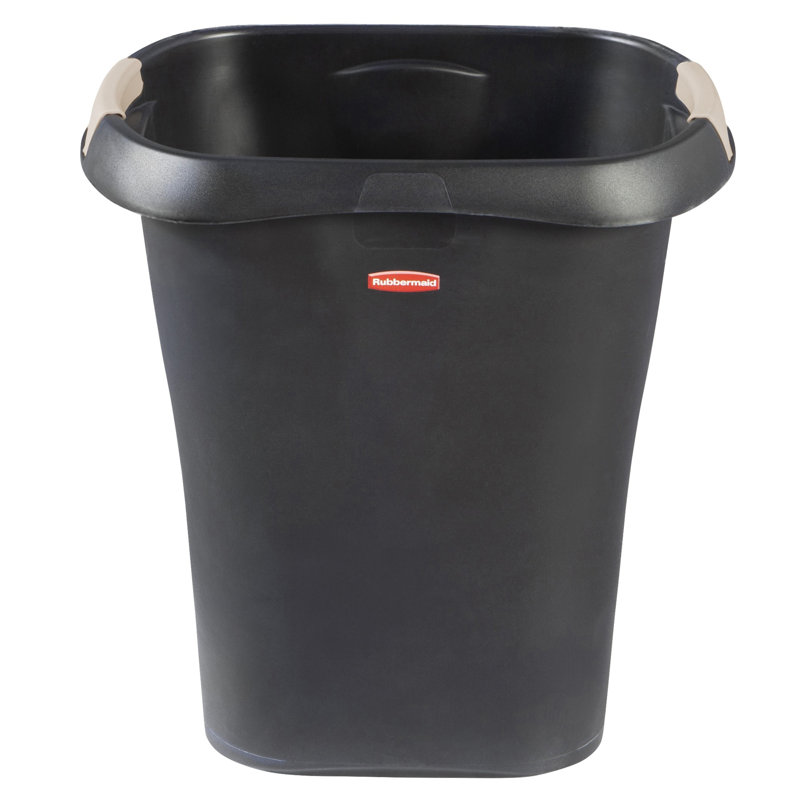 Plastic Open Kitchen Trash Can - 8 Gallons