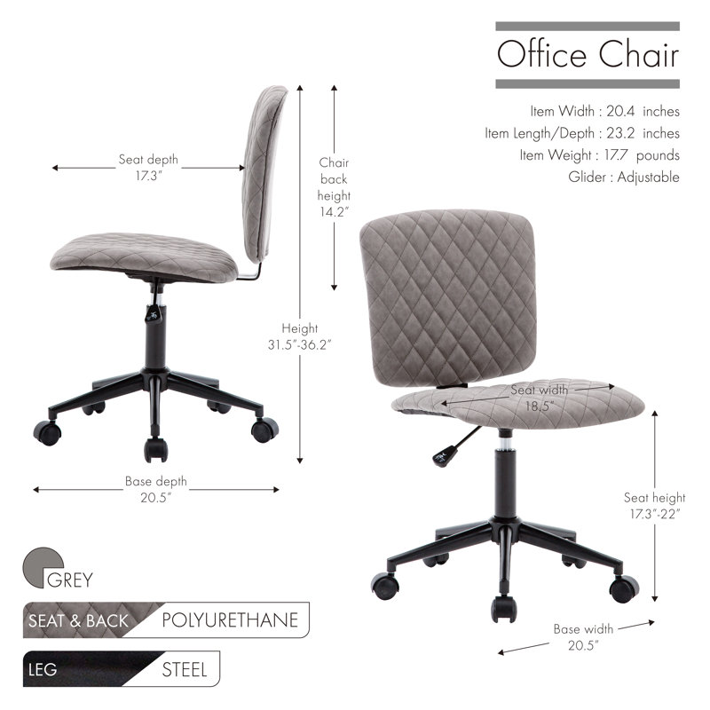 Office Chair, Grey