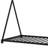 Metal House Platform Bed With Triangle Structure-945092644