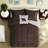 Plush Sherpa Bedding Sets, Full Queen Polyester Rustic Home Comfort