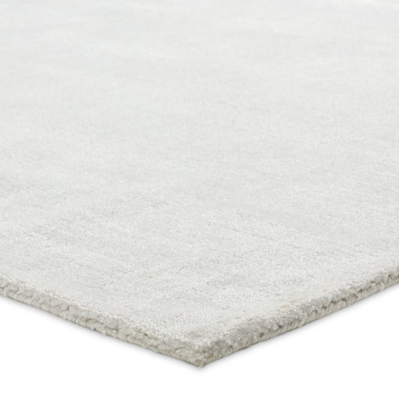 Tapis ivoire uni fait à la main Arcus FTR06 , Rectangle 6 pi x 9 pi