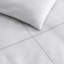 Simple Gray Standard Cotton Reversible 3 Piece Duvet Cover Set-114423080
