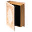 Boîte de rangement décorative en forme de livre Dewey, taupe