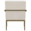 Fauteuil d'appoint rembourré en métal Merriman-592567699