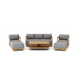 Granada Outdoor 6 - Piece Teak Conversation Set
