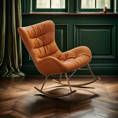 Chaise berçante de luxe moderne et classique