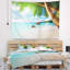 Tapisserie de plage en polyester praslin island de mer avec accessoires suspendu inclus-28500458