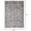 Tapis oriental gris en polypropylène tissé à la main Ragheb-2081186585