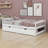 Platform Bed, With Drawers-1776340091
