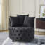 Fauteuil à billes pivotant noir-1673837278