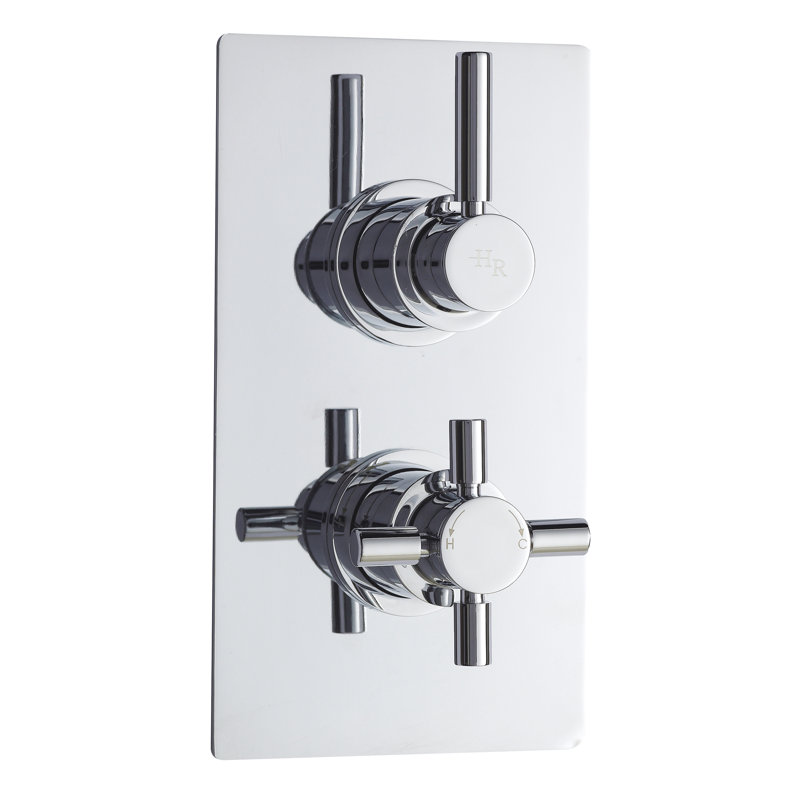 Tec Pura Double Concealed Diverter Shower Valve