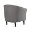 Upholstered Cotton Barrel Chair-677884240