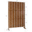 Écran d'intimité autoportant en métal l 48 po x H 76 po - Panneau de séparation intérieur / extérieur pour patio, balcon, terrasse et jardin