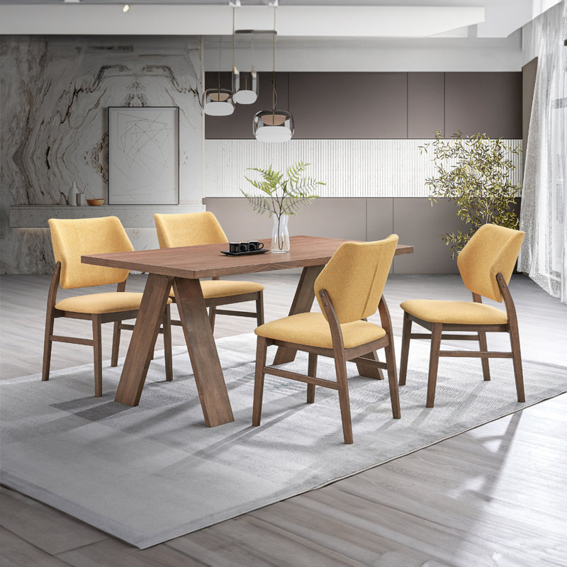 Sarha Side Chair (Set-2), Yellow