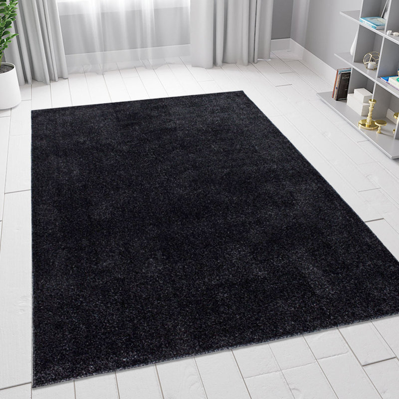 Heasley Solid Colour Area Rug, Rectangle 120cm x 170cm