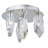 Zahir Crystal Flush Mount