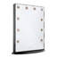 Miroir de salle de bain Hollywood Glow avec 10 ampoules DEL claires et base de miroir-381956916-381956905
