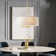Presidio 5-Light Dimmable Chandelier with Drum-shaped Fabric Shade & Adjustable Height