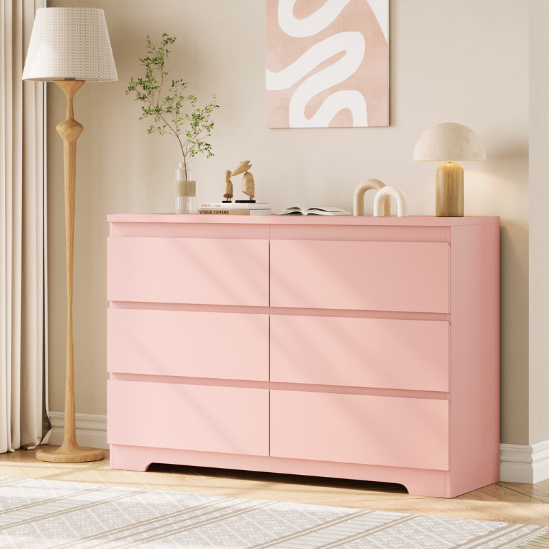 Commode double 6 tiroirs Modern