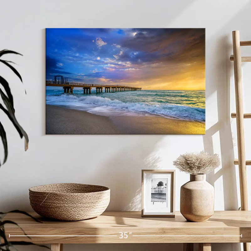 Kavia Powerful Sunrise Pier Miami SOFL, H 16 po x l 24 po