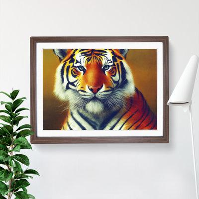 XH1022-7606X Sacred Tiger - Single Picture Frame Painting