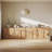 Modular Sideboard Cabinet 4Pcs Set w/6 Drawers,4 Shelves,Camel-1292265234