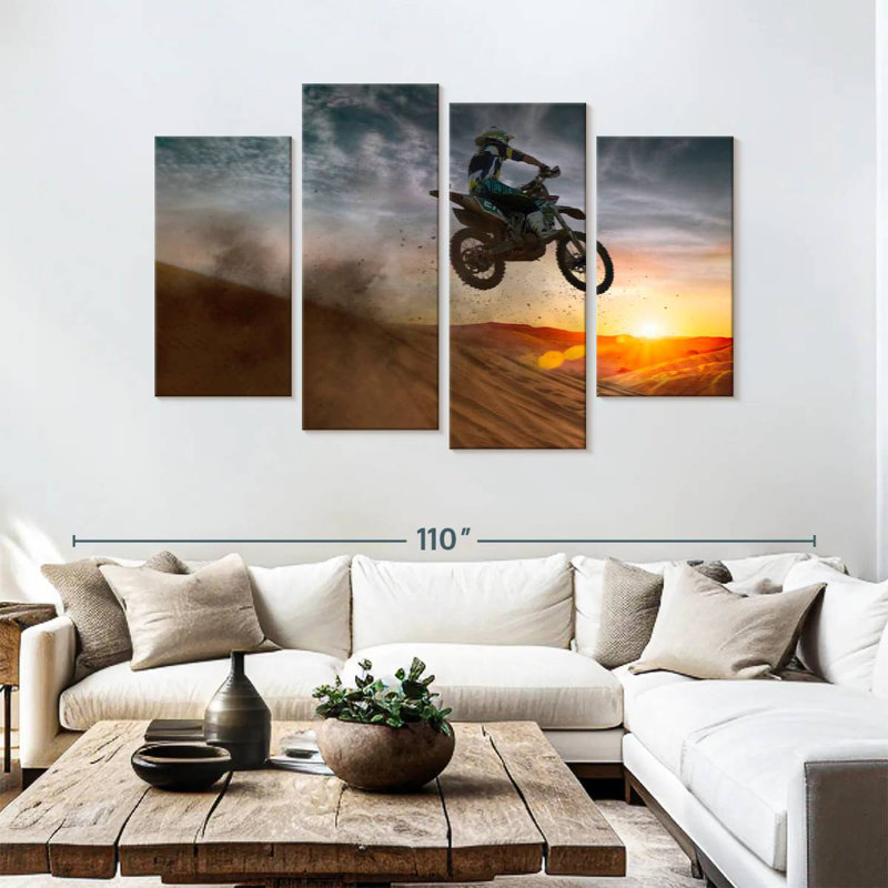 Sunset Desert Dirt Bike, H 54 po x l 84 po