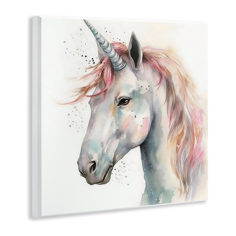 Unicorn With Pink Mane Wall Plaque, design by Creative Studio