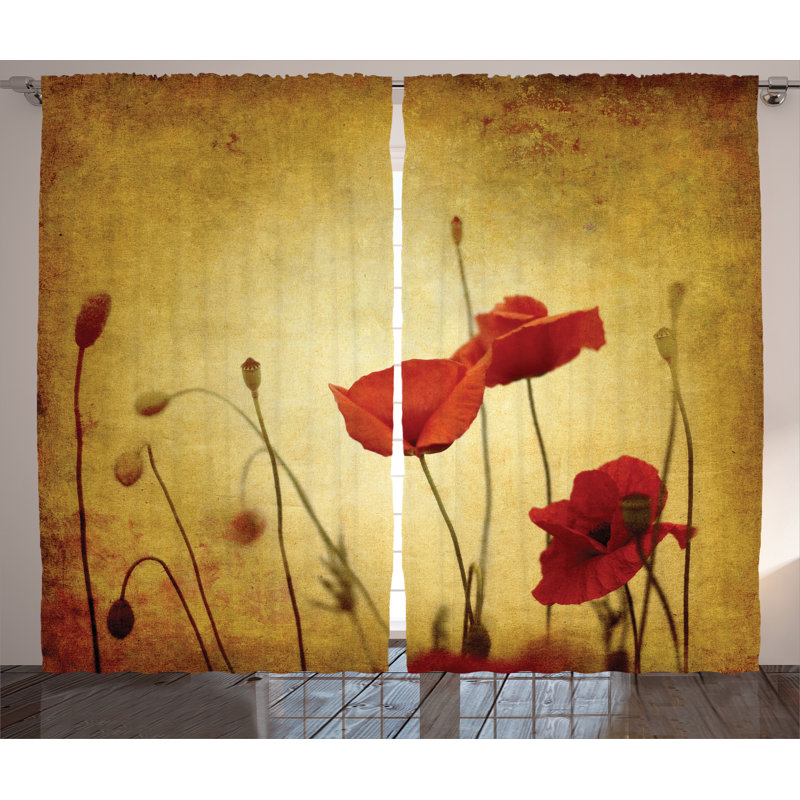 Welby Semi Sheer Curtain Pair, 54" x 84"