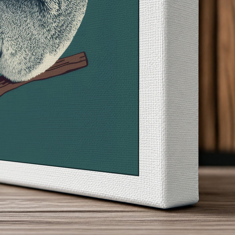 Koala on Branch Modern - Wrapped Canvas, 24x16 - 61.0 x 40.6 cm, White Border
