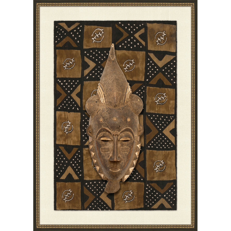 Dance Mask No 1 Print by Michelle Nussbaumer