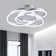 Alliber 3 - Light 23.23'' Simple Geometric LED Semi Flush Mount
